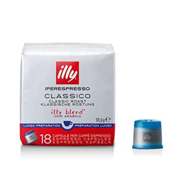 Illy iperespresso capsules classico LUNGO (18pc)