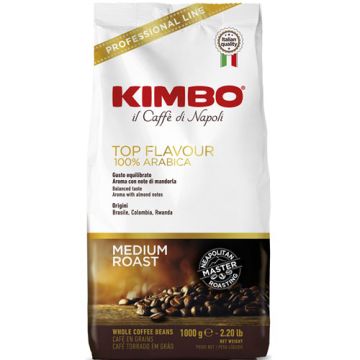 Kimbo top flavour cafe en grains