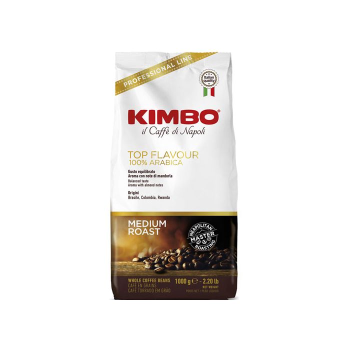 Kimbo top flavour cafe en grains