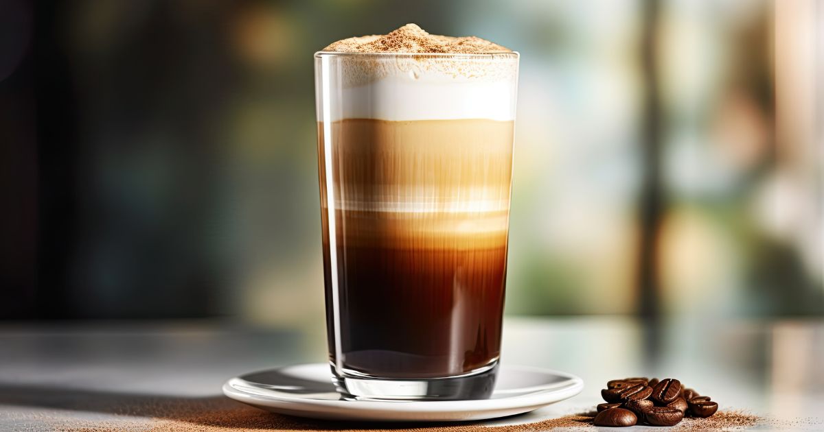 préparer un latte macchiato